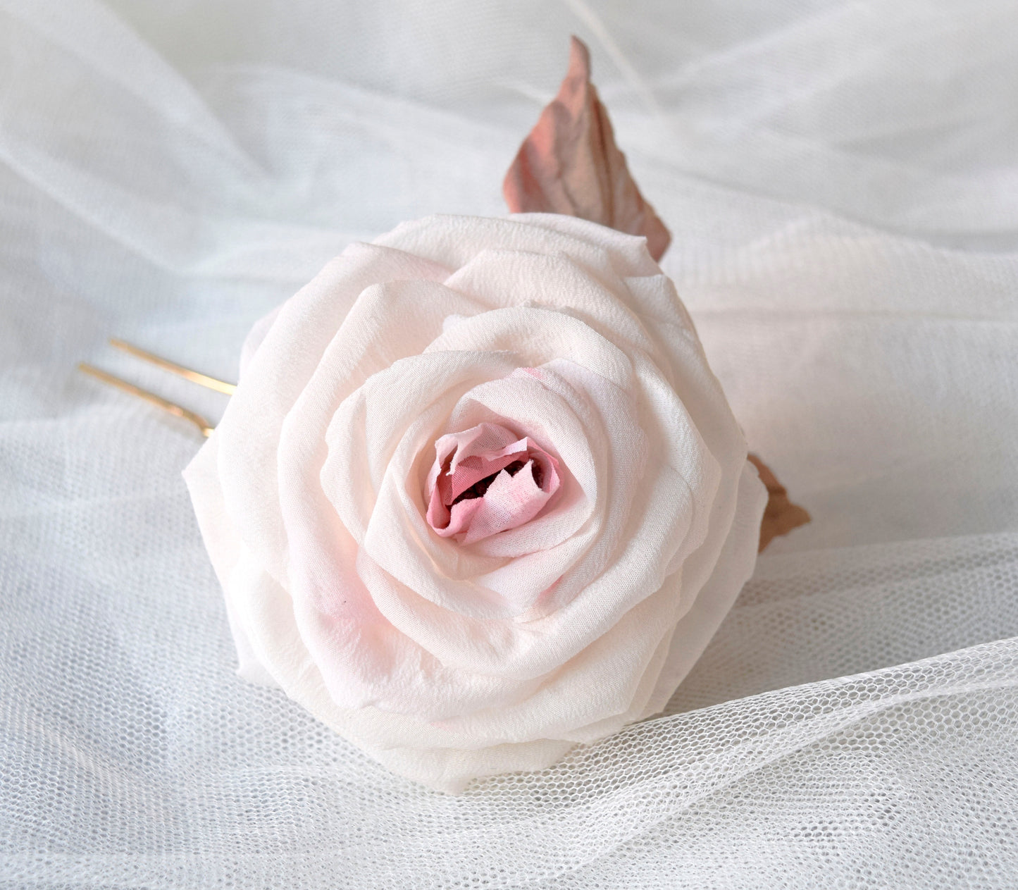 Large Hairpin with Rose
