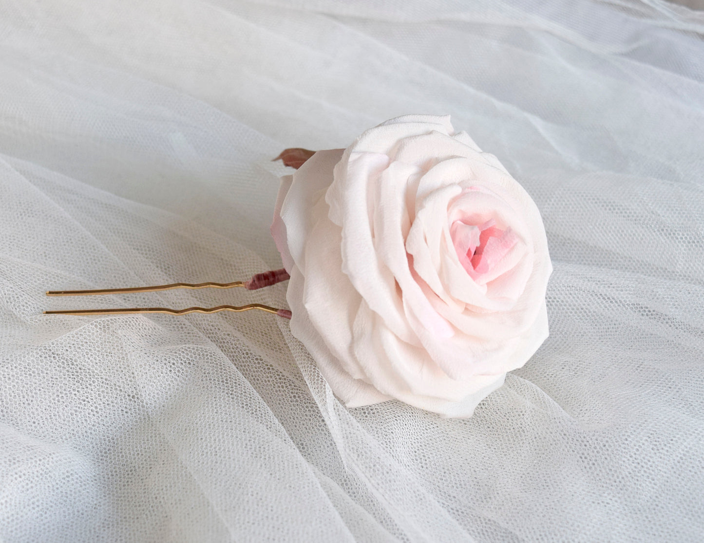 Large Hairpin with Rose