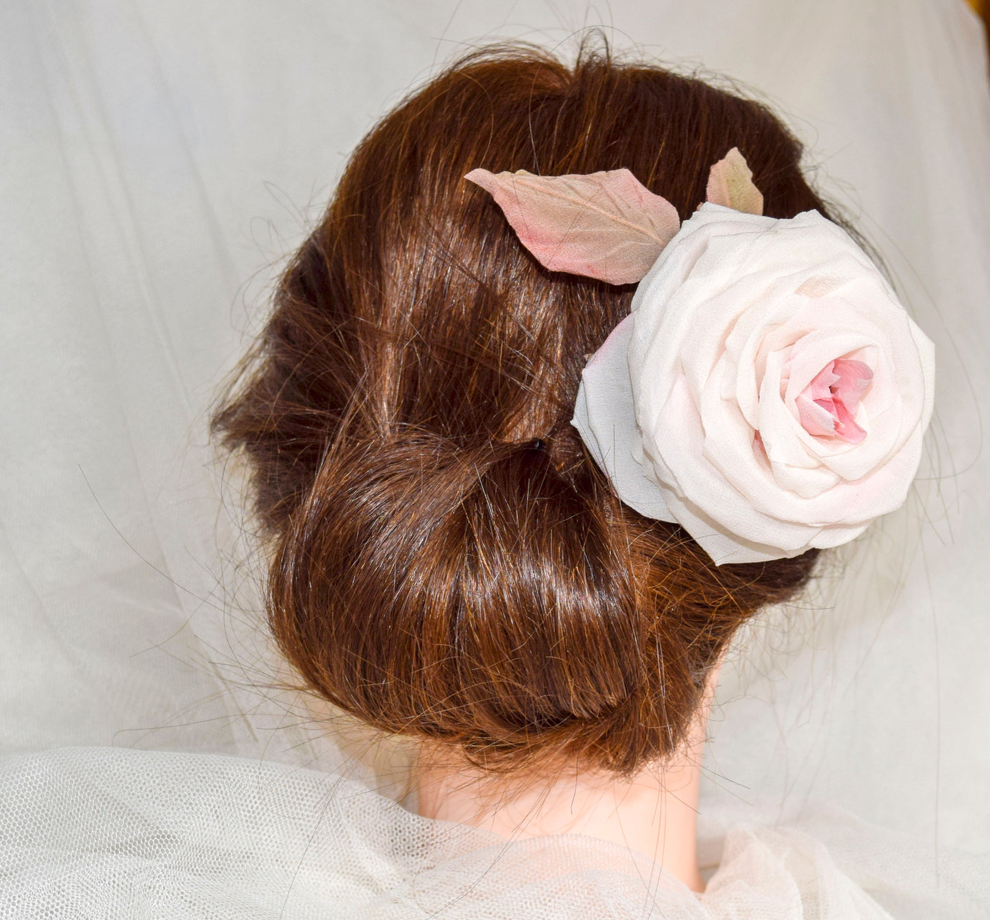 Large Hairpin with Rose