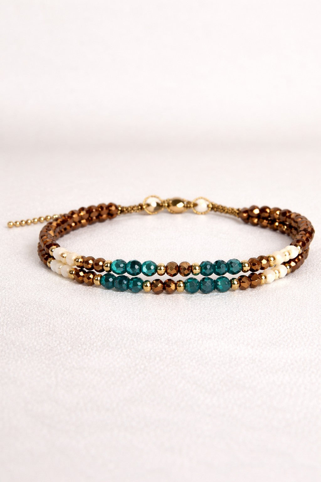 Pulsera Serena Azul-Tierra.