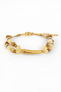 Pulsera de jade y angelita.
