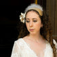 Silk flower headdress.