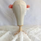 Romántico tocado de flores coral para boda, Diadema elegante con flores y encaje, Tocado fascinator de flores de seda roja con lazos de encaje para novia.