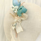 Diadema elegante para niña, Diadema azul para primera comunión, Adorno para el pelo con flores azules para niña, tocado rústico para niña.