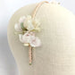 Diadema dulce floral de fiesta para niña. Diadema para primera comunión.