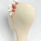 Diadema dulce floral de fiesta para niña. Diadema para primera comunión.