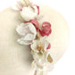 Diadema dulce floral de fiesta para niña. Diadema para primera comunión.