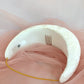 DIADEMA BLANCA CON VOLUMEN DE TERIOPELO PARA NOVIA.