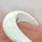 DIADEMA BLANCA CON VOLUMEN DE TERIOPELO PARA NOVIA.