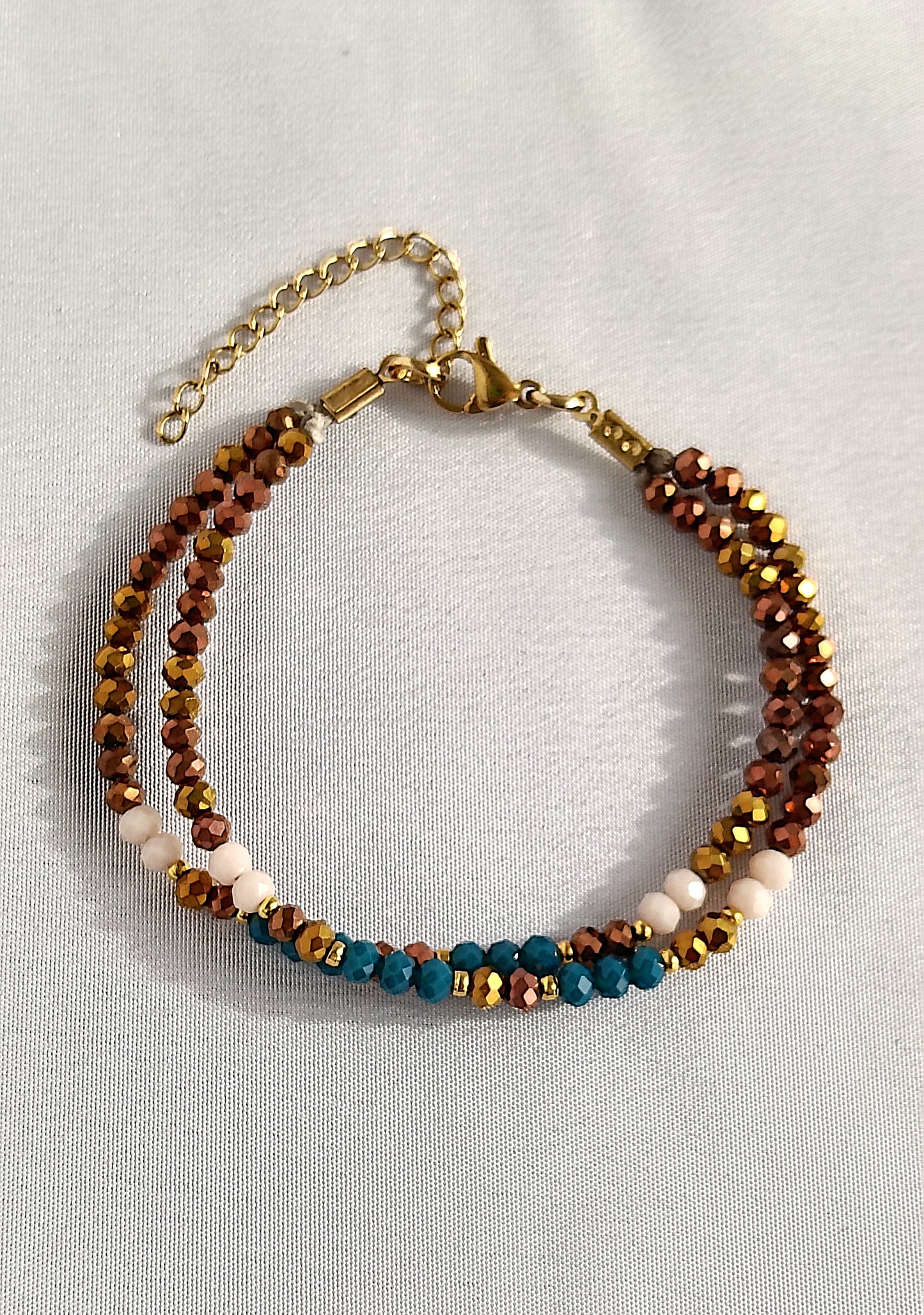 Pulsera Serena Azul-Tierra.