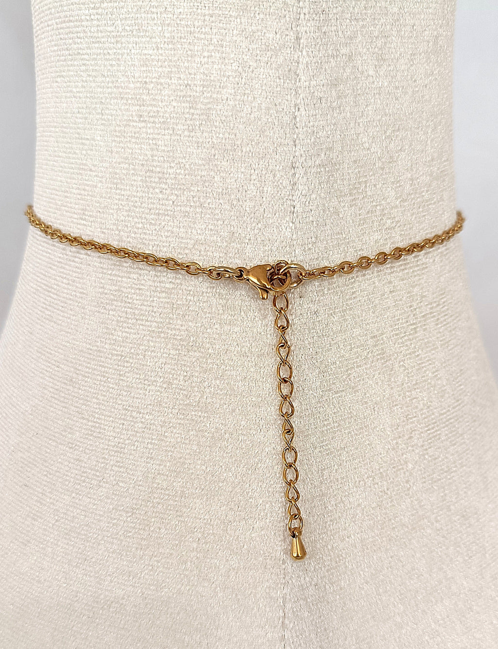 Cadena con ágata.