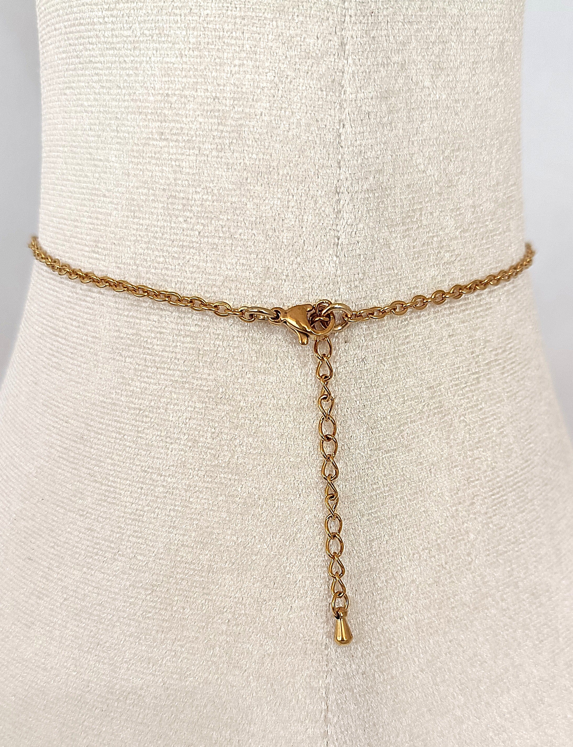 Cadena con ágata.