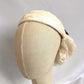 Tocado de encaje marfil para novia, Sombrero estilo vintage con flores rojas para novia, Sombrero de encaje marfil para novia vintage, Sombrero de novia blanco y rojo.
