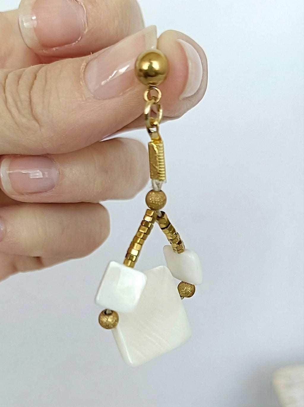 Pendientes de nacar