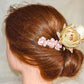 Toasted peonies headdress.