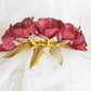 Chocolate Cosmos flower headdress.