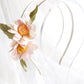 Diadema para comunión. Diadema para niña. Diadema romantica para niña. Diadema bohemia. Diadema de margaritas.