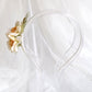 Diadema de margaritas para boda, Diadema floral para mujer, Diadema blanca para invitada, Diadema de flores blancas para comunión.