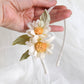 Diadema de margaritas para boda, Diadema floral para mujer, Diadema blanca para invitada, Diadema de flores blancas para comunión.